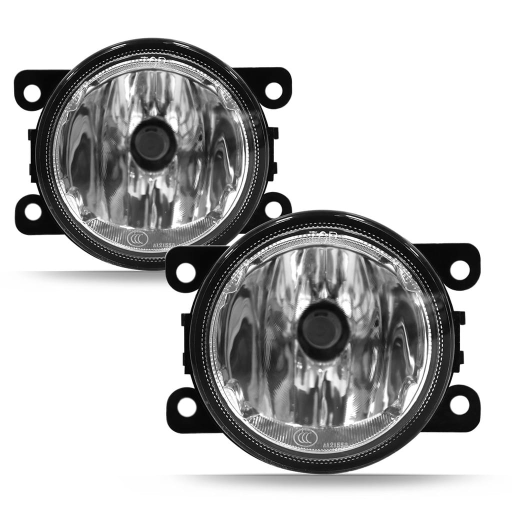 Farol Auxiliar Milha Neblina Universal Encaixe Lampada H11 Para Varios Carros Lente de Vidro - Imagem 4