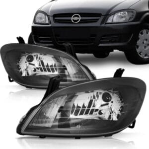 Farol Celta 2006 a 2015 Prisma 2007 08 09 10 a 2012 Mascara Negra