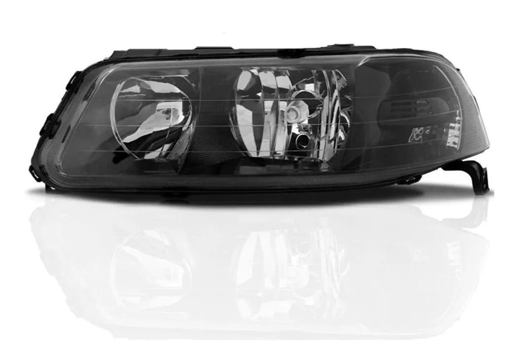 Farol Gol Parati Saveiro G3 99 2000 01 02 03 04 05Foco Duplo Mascara Negra - Imagem 6
