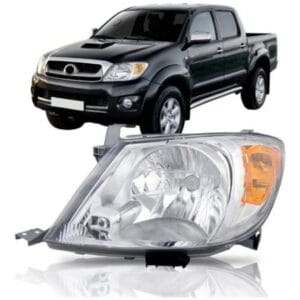 Farol Hilux 2005 2006 2007 2008 Pisca Ambar Pick-up Esquerdo