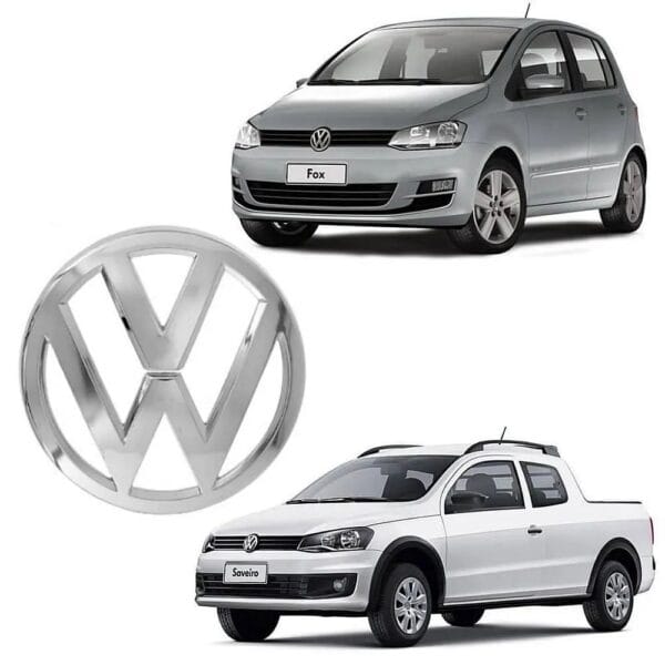 Emblema Vw Grade Radiador Gol Saveiro Voyage G6 Fox 2013 2014 2015 2016