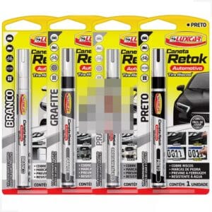 Caneta Reparadora Automotiva Pintura Permanente Tira Riscos Carro Moto