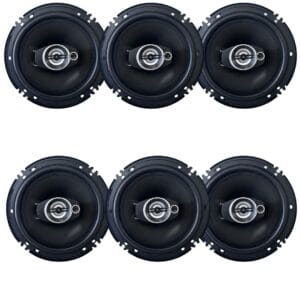 6 Alto Falantes Triaxial 6 Polegadas 110w Rms 4Ohms Para Carros