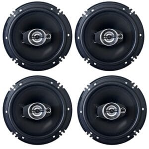 4 Alto Falantes Triaxial 6 Polegadas 110w Rms 4Ohms Para Carros