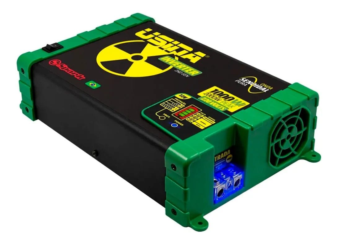 Inversor Conversor De Tensão Veicular 2nd Gen 1000w 12v 220v Usina - Imagem 2