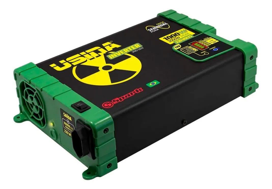 Inversor Conversor De Tensão Veicular 2nd Gen 1000w 12v 220v Usina - Imagem 6