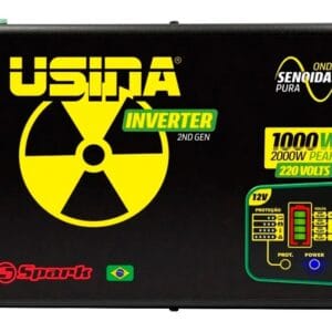 Inversor Conversor De Tensão Veicular 2nd Gen 1000w 12v 220v Usina
