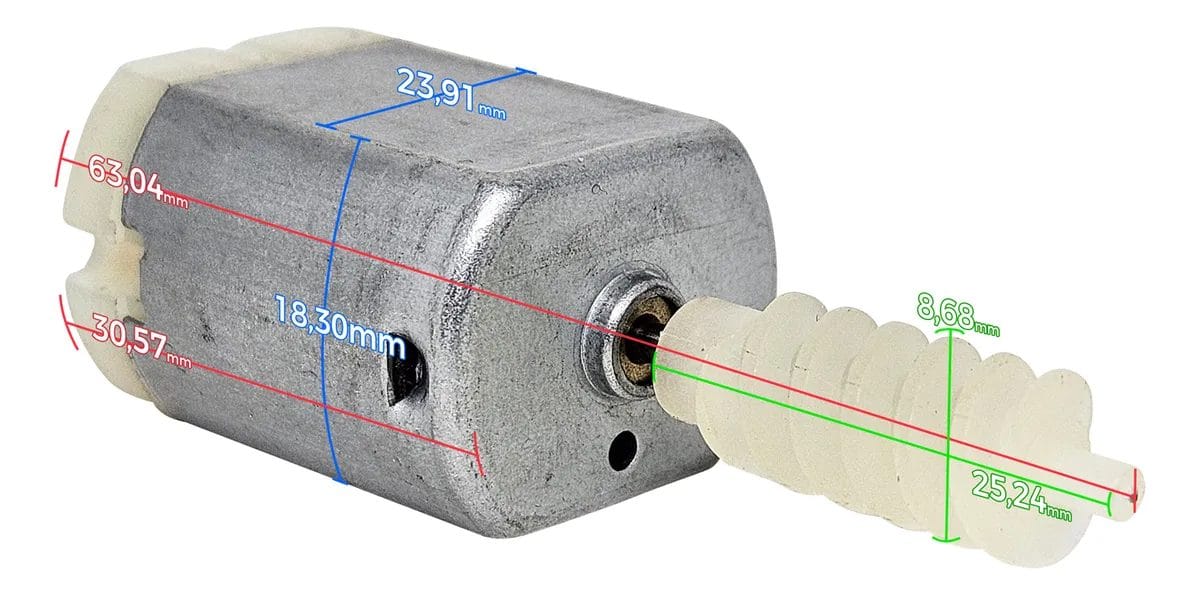 Kit 2 Motor Fechadura Trava Eletrica Amarok Fox Crossfox Fusca Jetta Golf Up Tiguan - Plastico/Ferro - Imagem 8