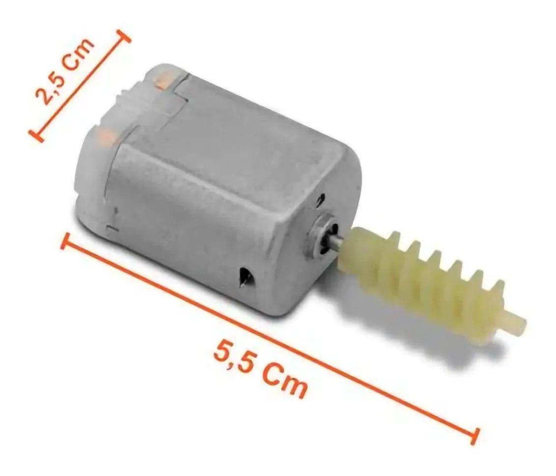 Kit 2 Motor Trava Eletrica Fox 2003 a 2019 Porta Tanque Porta-malas - Imagem 7