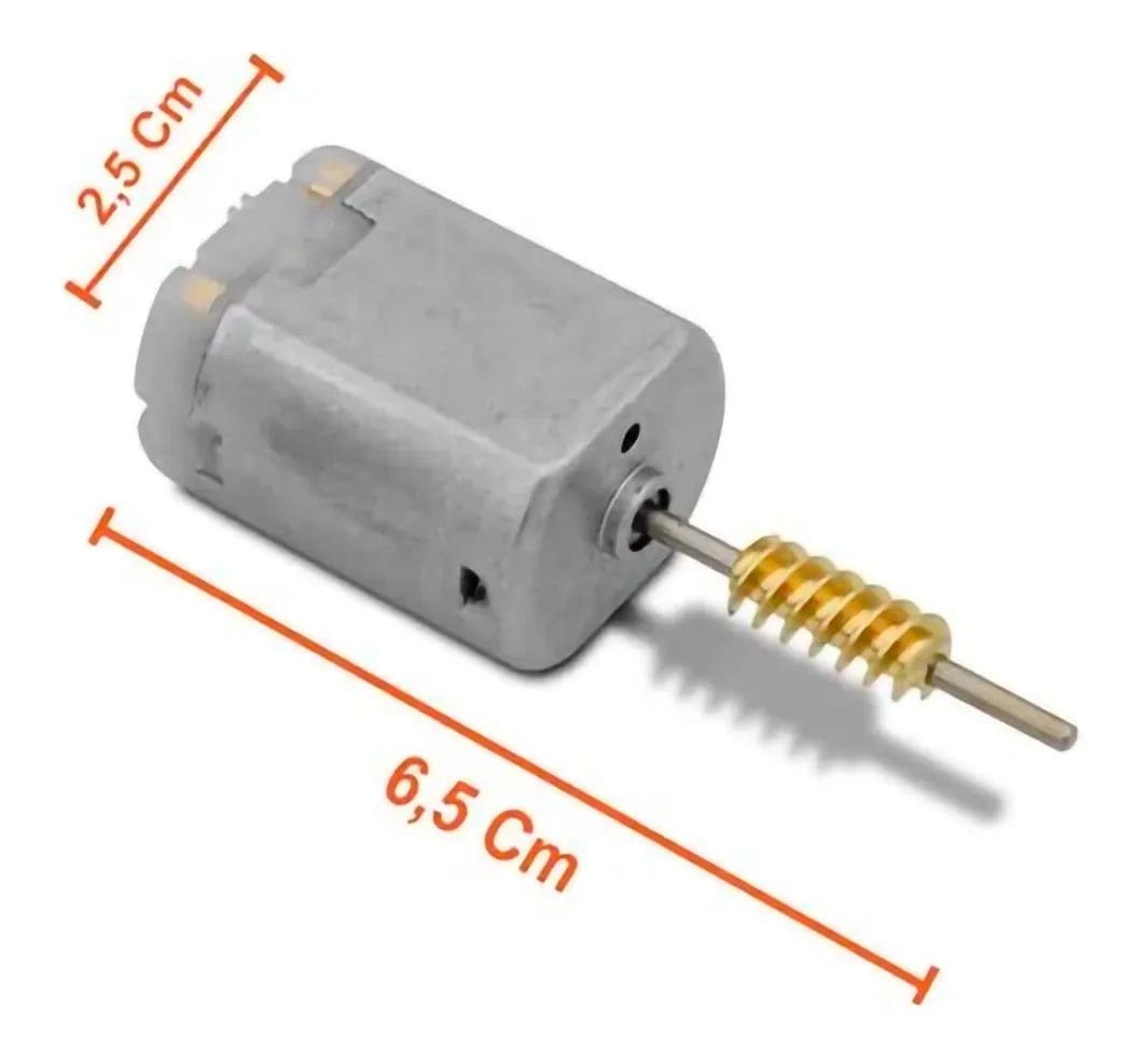 Kit 2 Motor Trava Eletrica Fox 2003 a 2019 Porta Tanque Porta-malas - Imagem 6