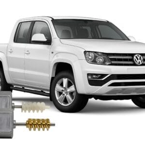 2 Motor Trava Eletrica VW Amarok 2012 a 2018 Porta Tanque Porta-malas