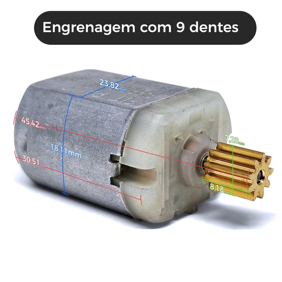 Motor Fechadura Trava Elétrica Fiat Palio Siena Strada Weekend - Imagem 8