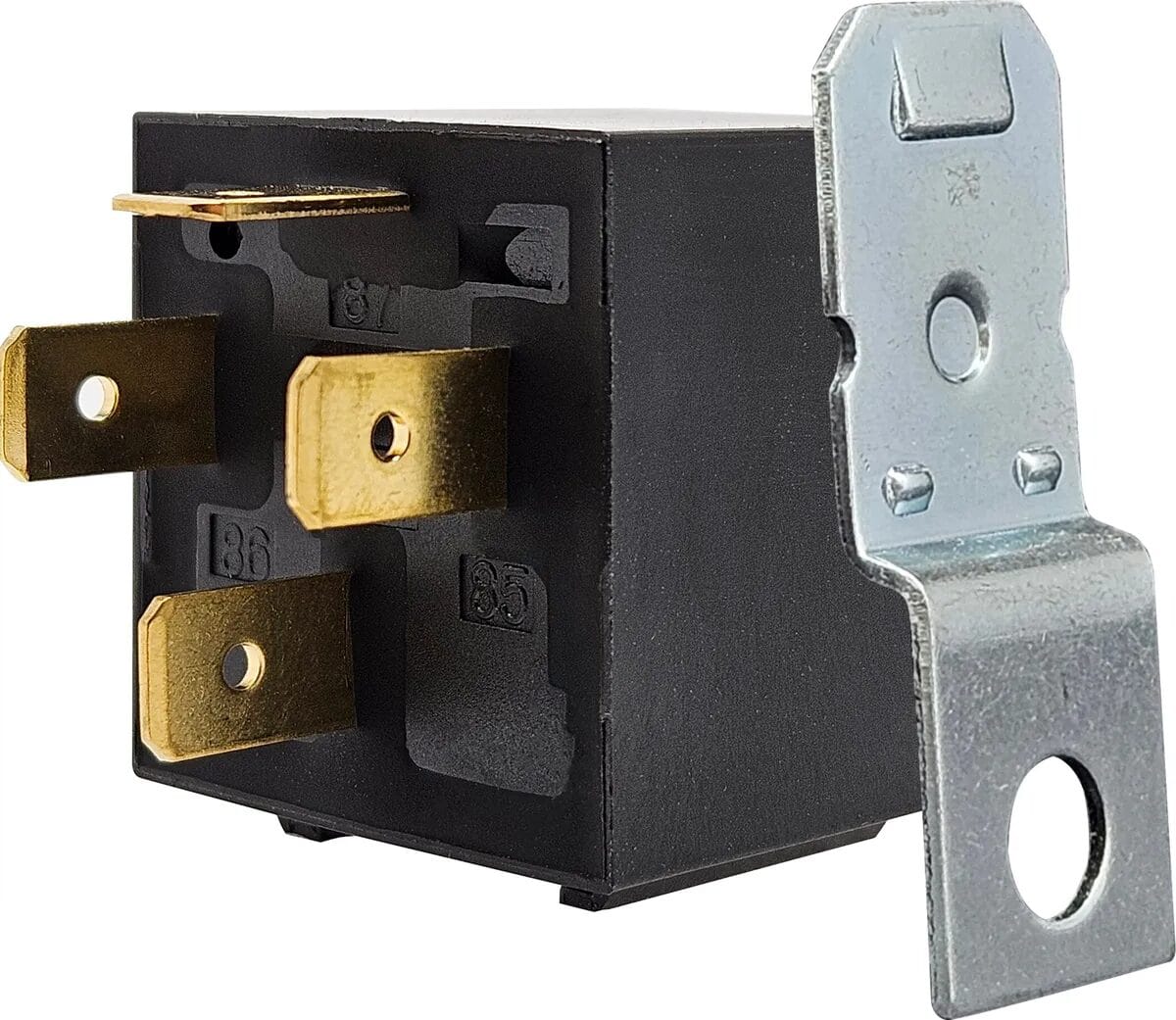 Kit 10 Relés Auxiliar Universal 12v Som Farol Buzina 4 Terminais Pinos 40A - Imagem 2