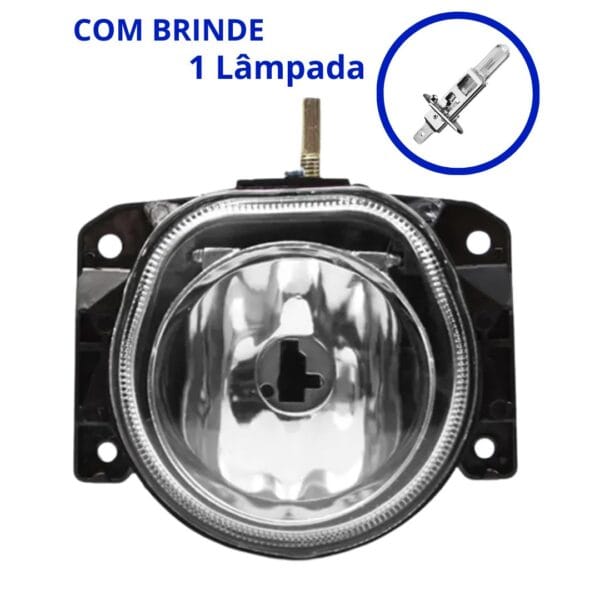 Par Farol de Milha Neblina Auxiliar Fiat Palio Siena Strada Ducato Doblo Punto Uno Fiorino Marea - Imagem 2