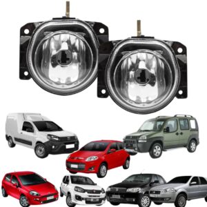 Par Farol de Milha Neblina Auxiliar Fiat Palio Siena Strada Ducato Doblo Punto Uno Fiorino Marea